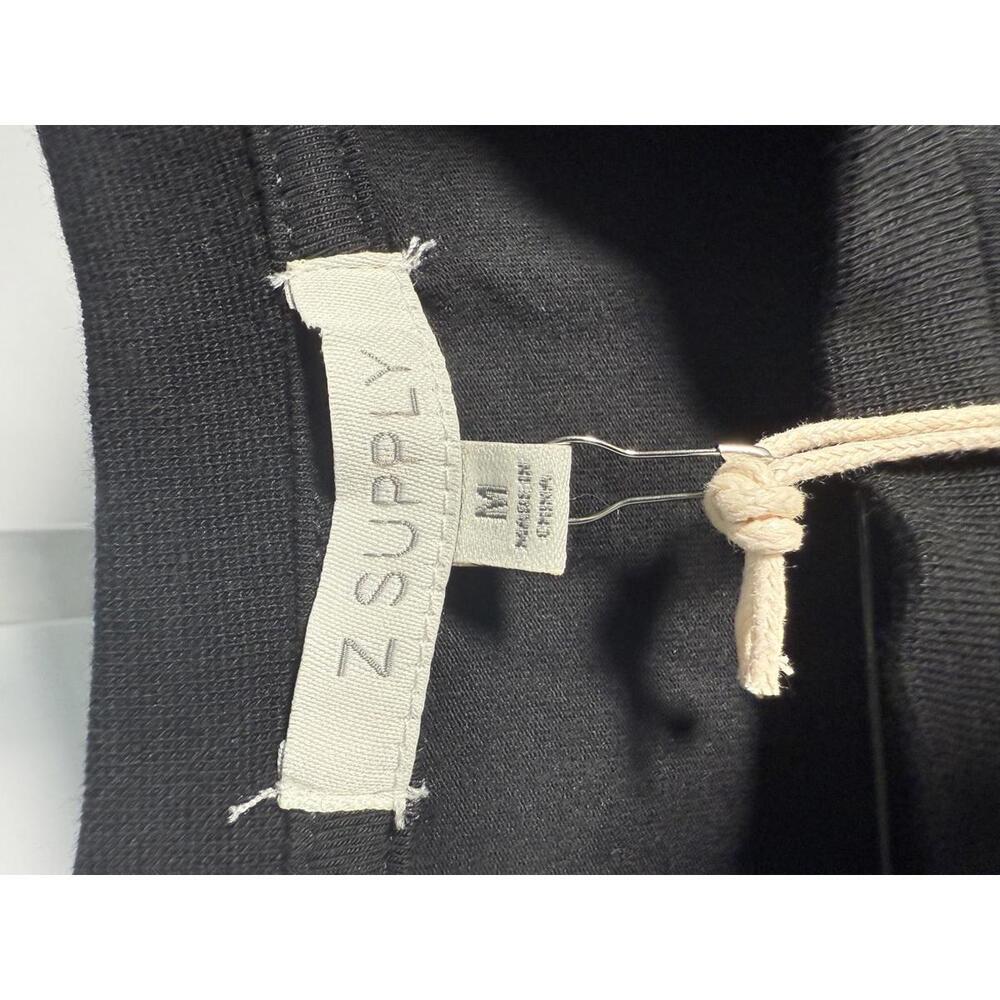 NWT Revolve by Z Supply Shoulder Pad Tee Dress Black Size M - Picture 5 of 6